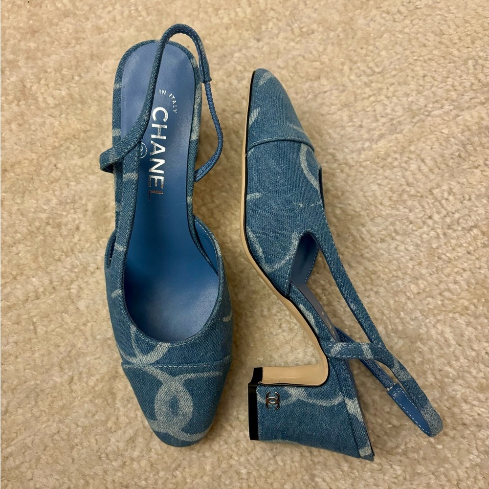 Denim Slingback